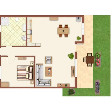 Buhne 26, Strandnah Ferienhaus